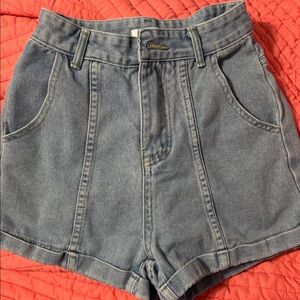 Denim High-Waisted Shorts, gently used
